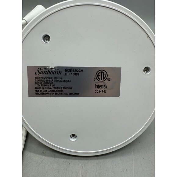 White Adjustable Desk Lamp Flexible Neck & On/Off Switch ETL Lighting READ - Picture 10 of 10